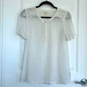 Sheer detailed blouse